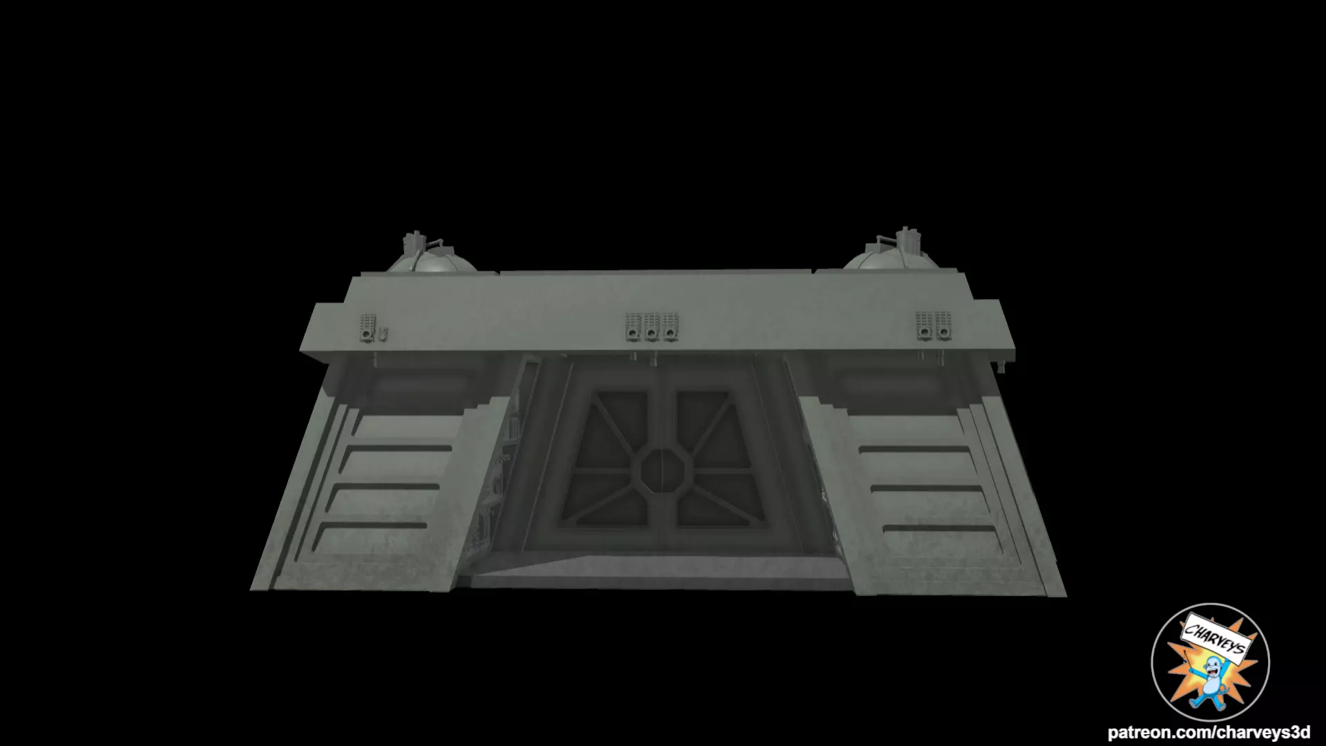 Star Wars Endor Shield Generator Bunker for action figures 3D print model_0