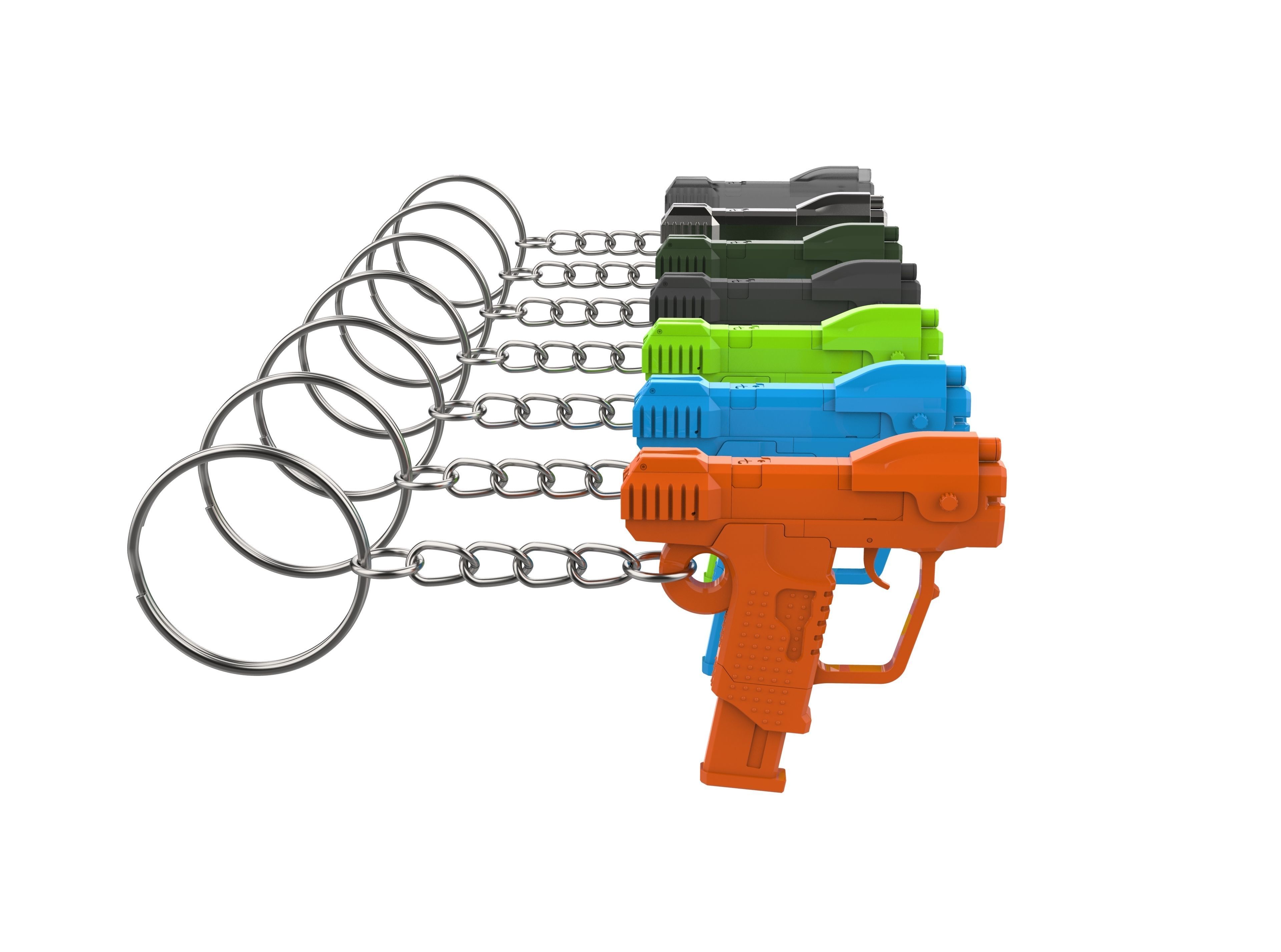 Keychain - M6D Magnum - Halo - Printable model - STL 3D print model_12