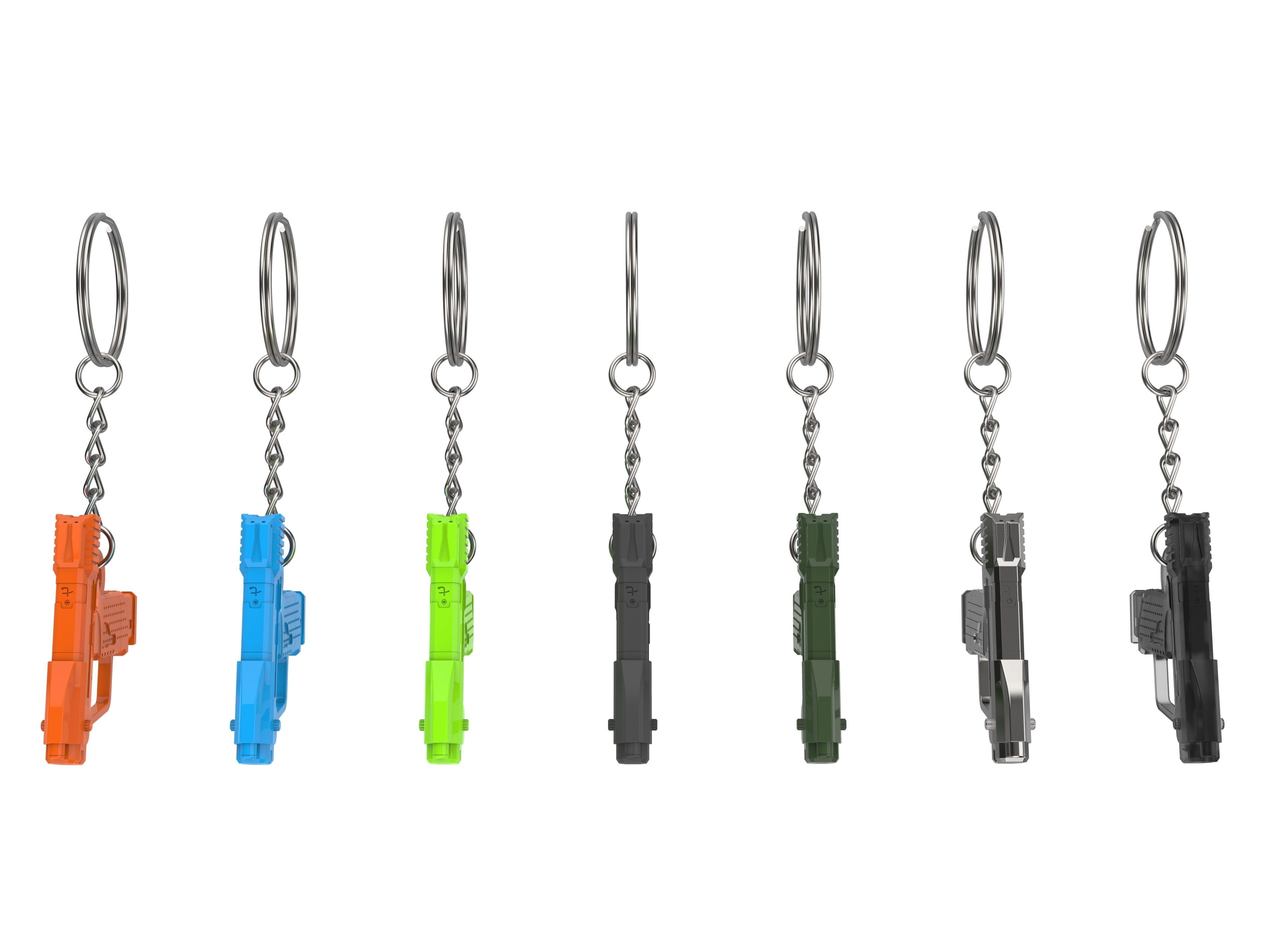 Keychain - M6D Magnum - Halo - Printable model - STL 3D print model_16