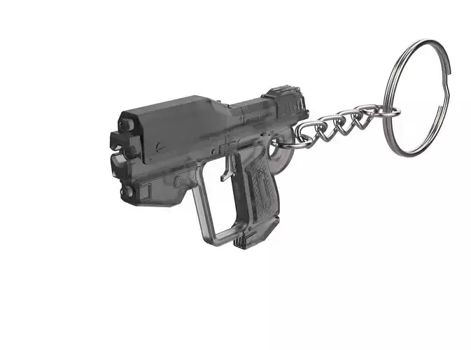 Keychain - M6G Magnum - Halo - Printable model - STL 3D print model