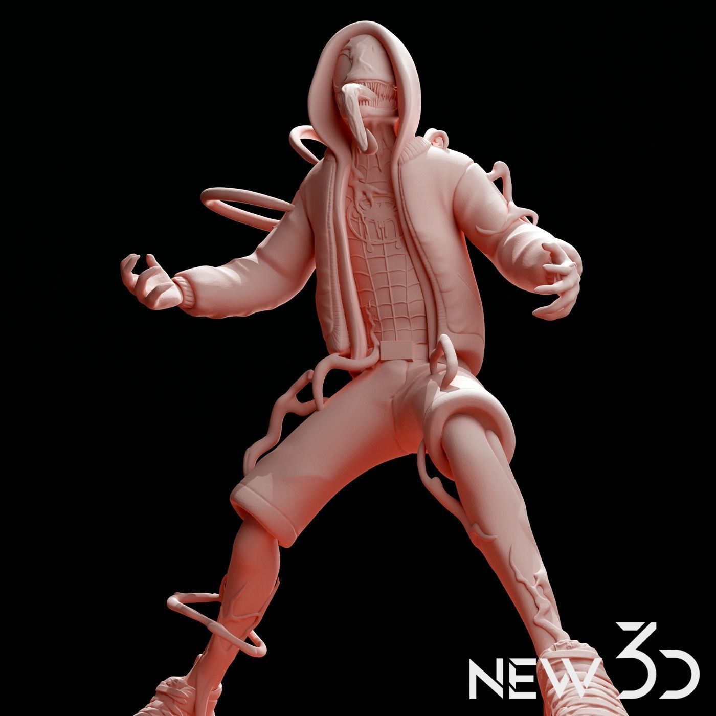 Miles Morales Venom  3D print model_3