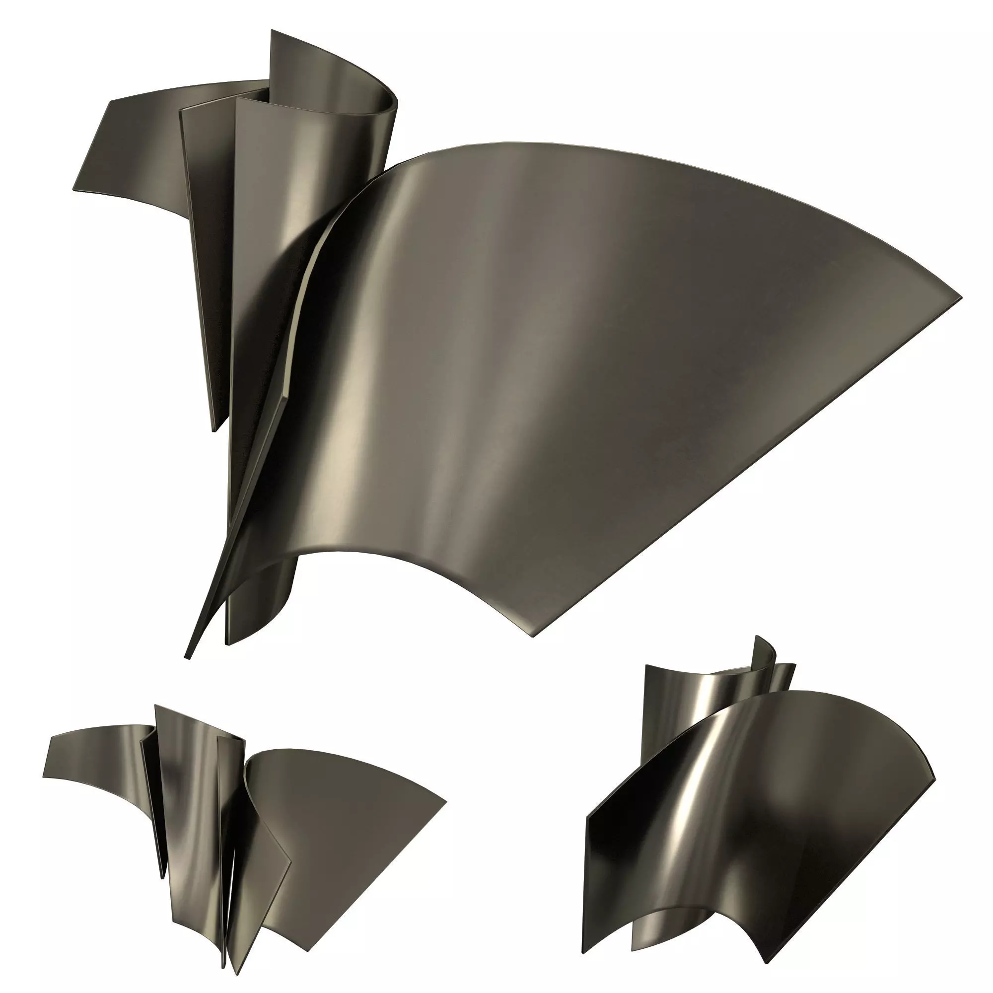 Steel Insulation Sculpture 3D model