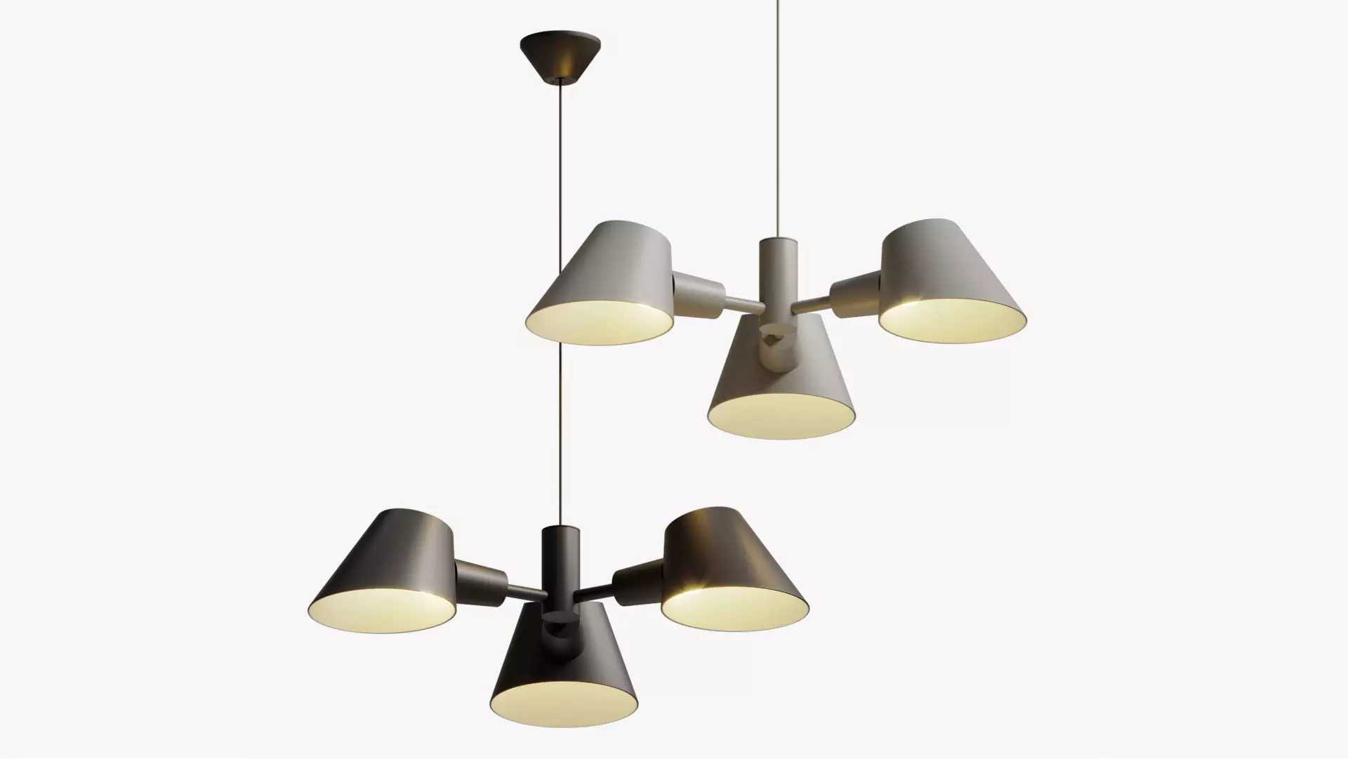 Suspension Lamp Dftp Stay 3-pendant 3D model_0