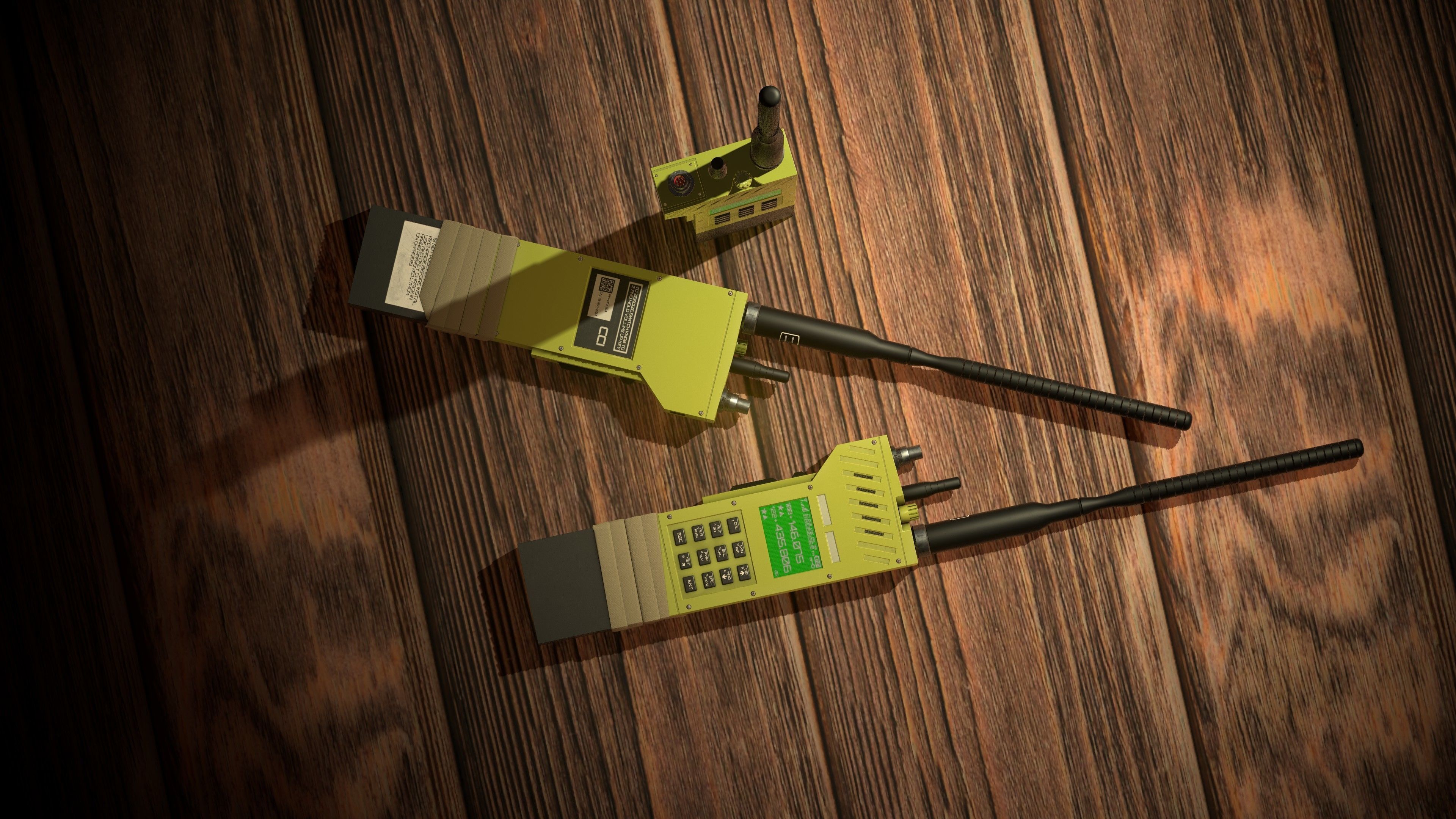 Military-Radio-Portable Low-poly 3D model_2