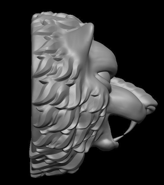 Were-wolf 3D print model_4