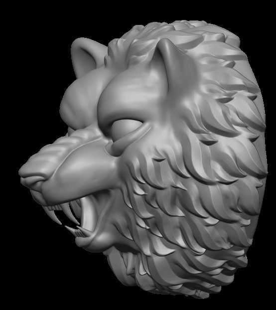 Were-wolf 3D print model_2