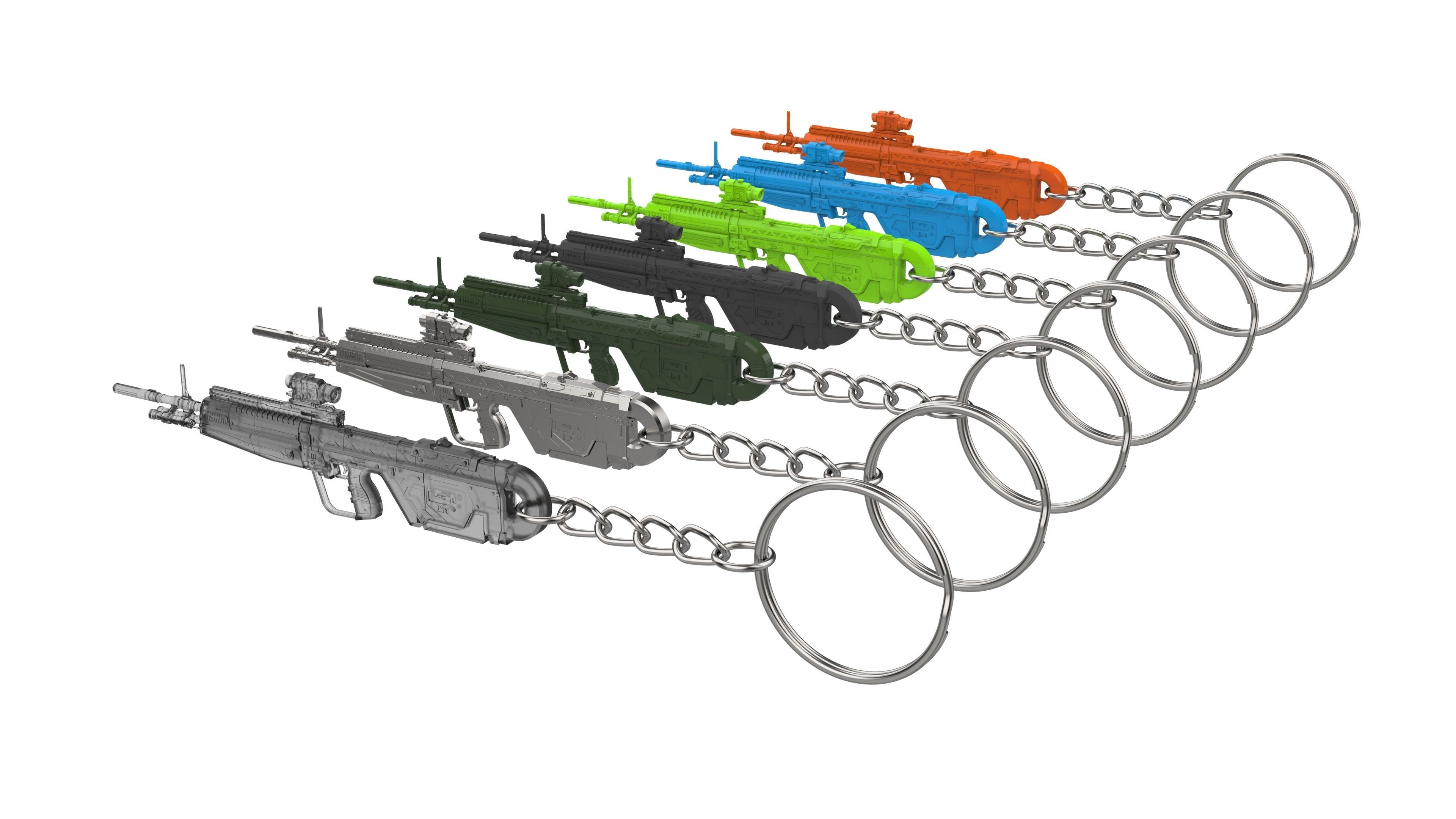 Keychain - M392 Cannon - Halo - Printable model - STL 3D print model_10