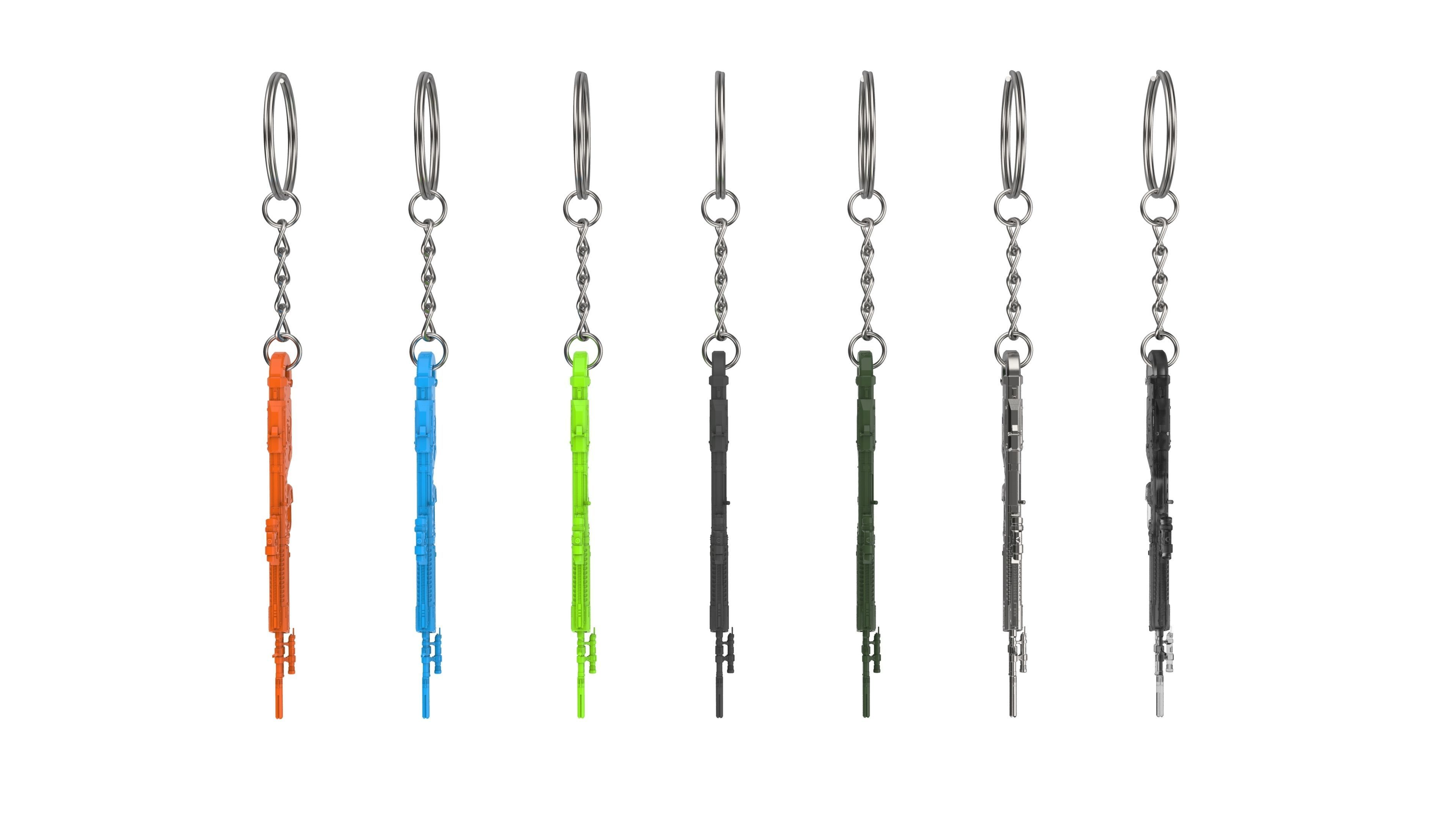 Keychain - M392 Cannon - Halo - Printable model - STL 3D print model_16