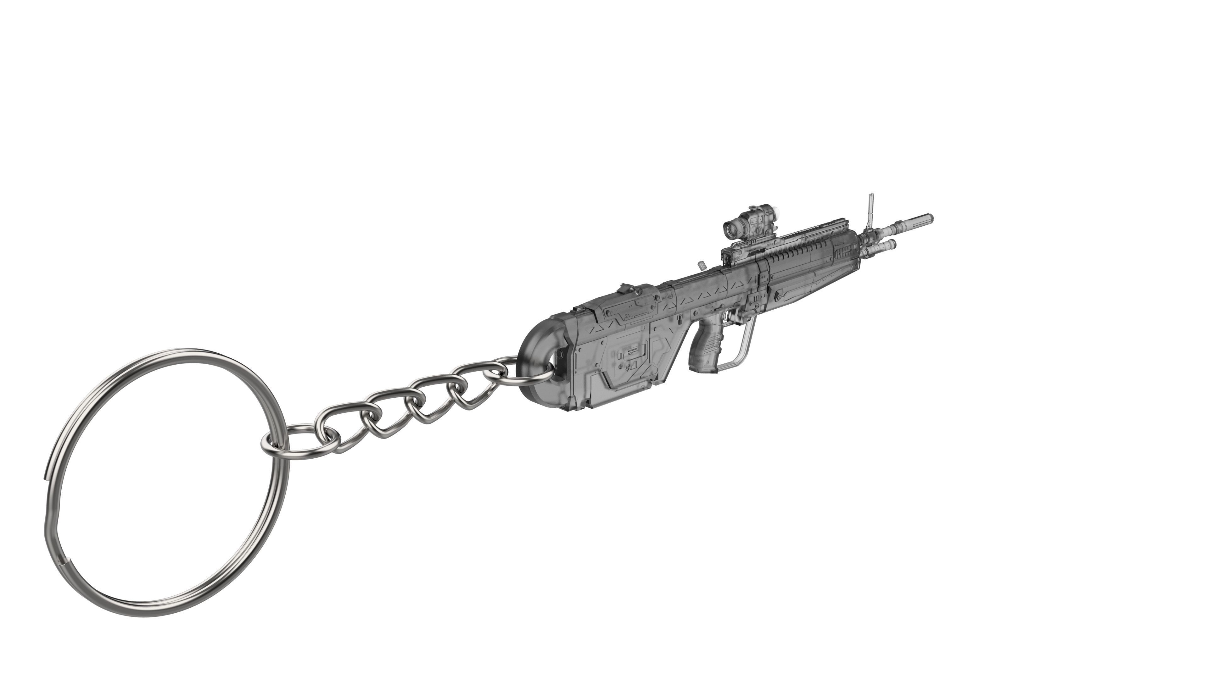 Keychain - M392 Cannon - Halo - Printable model - STL 3D print model_3