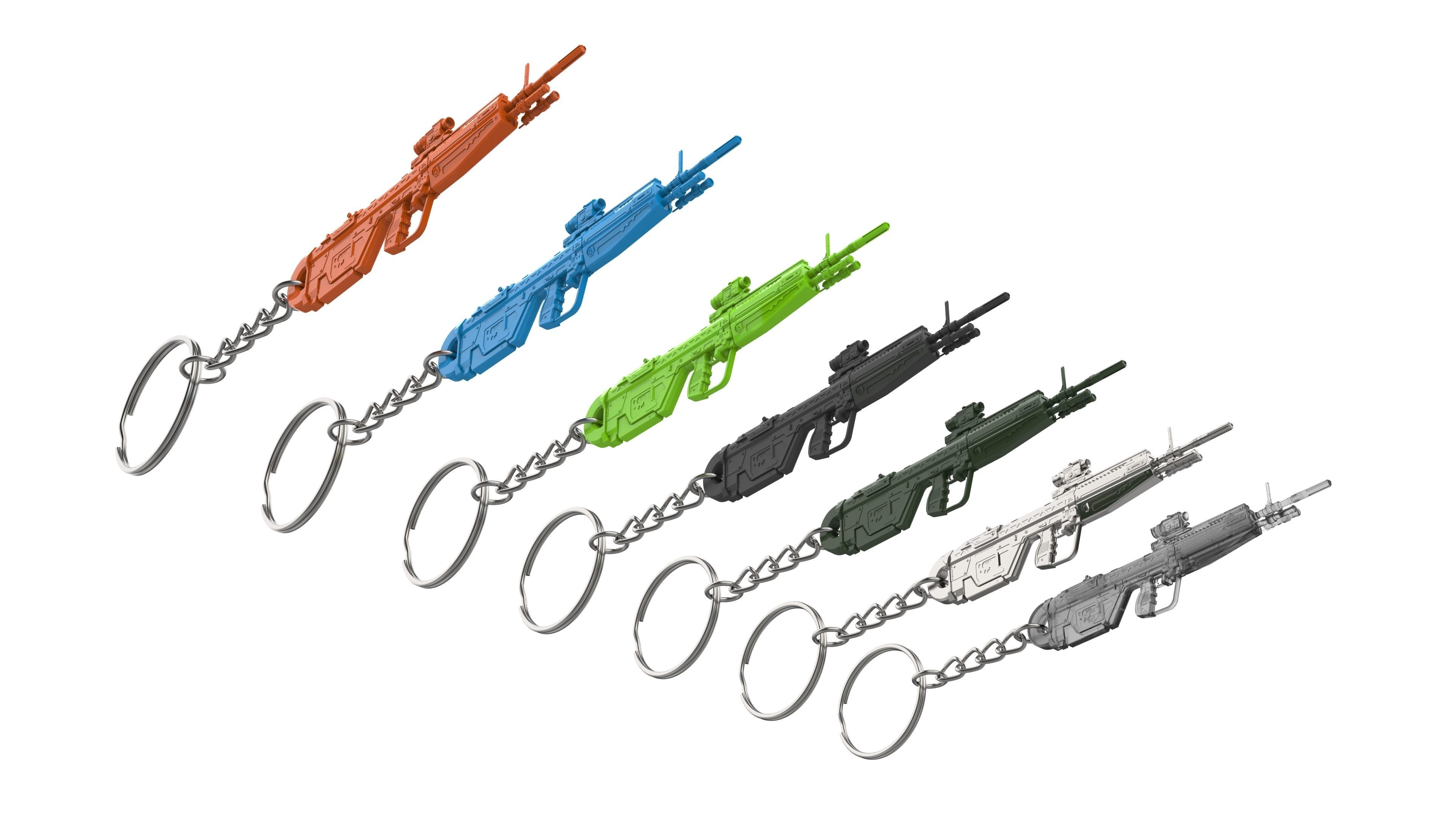 Keychain - M392 Cannon - Halo - Printable model - STL 3D print model_14