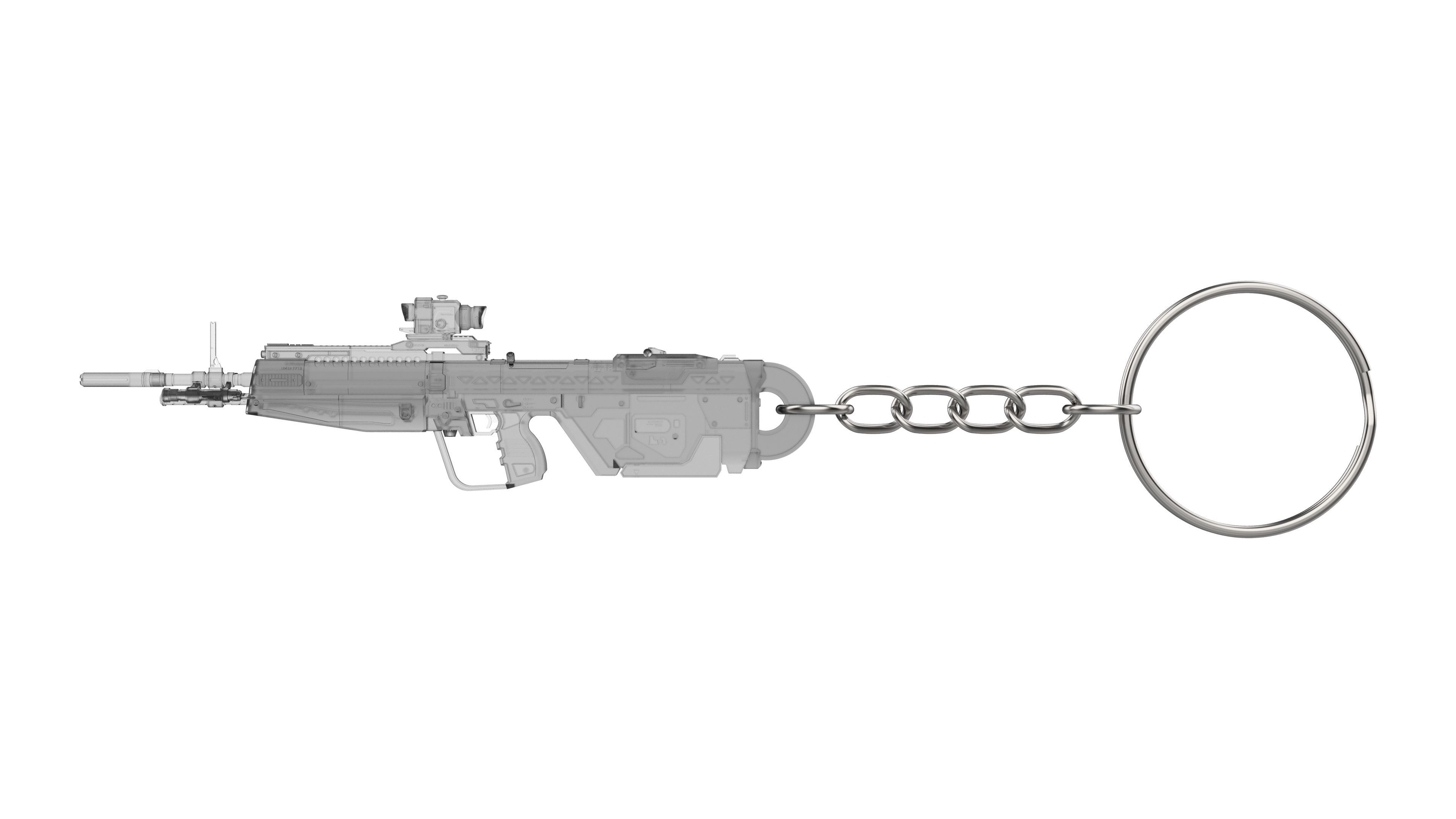 Keychain - M392 Cannon - Halo - Printable model - STL 3D print model_1