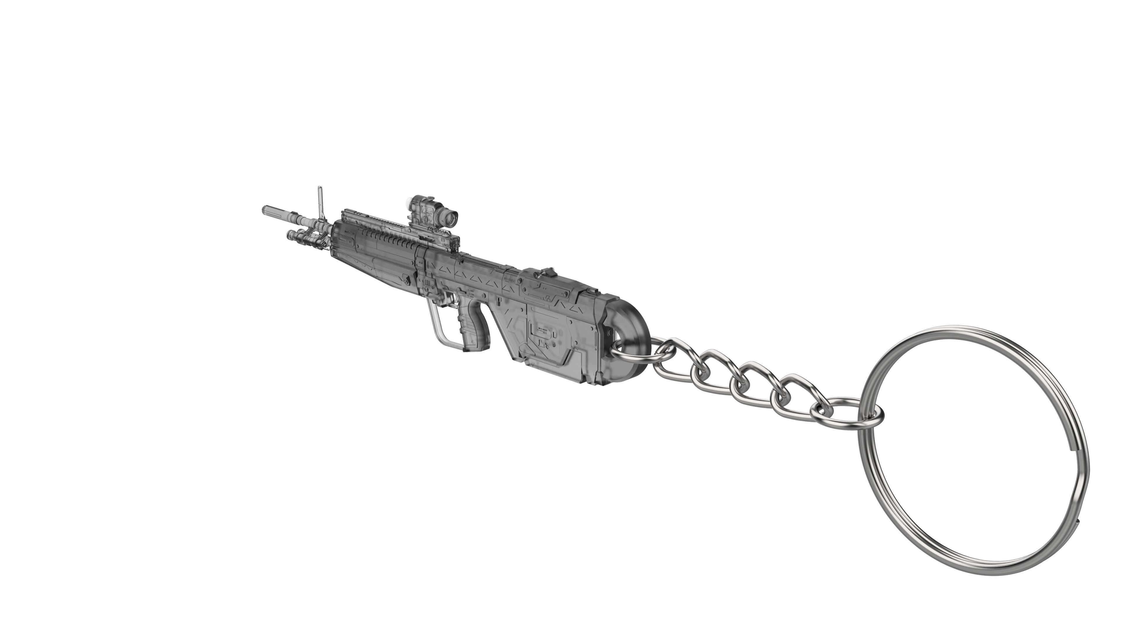 Keychain - M392 Cannon - Halo - Printable model - STL 3D print model_2