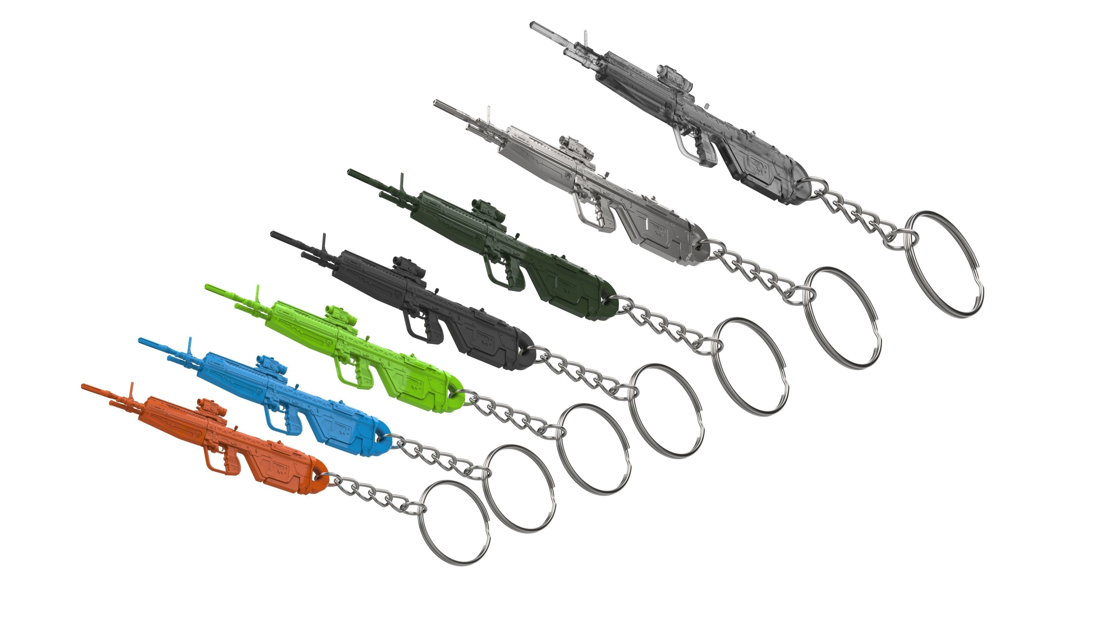 Keychain - M392 Cannon - Halo - Printable model - STL 3D print model_15