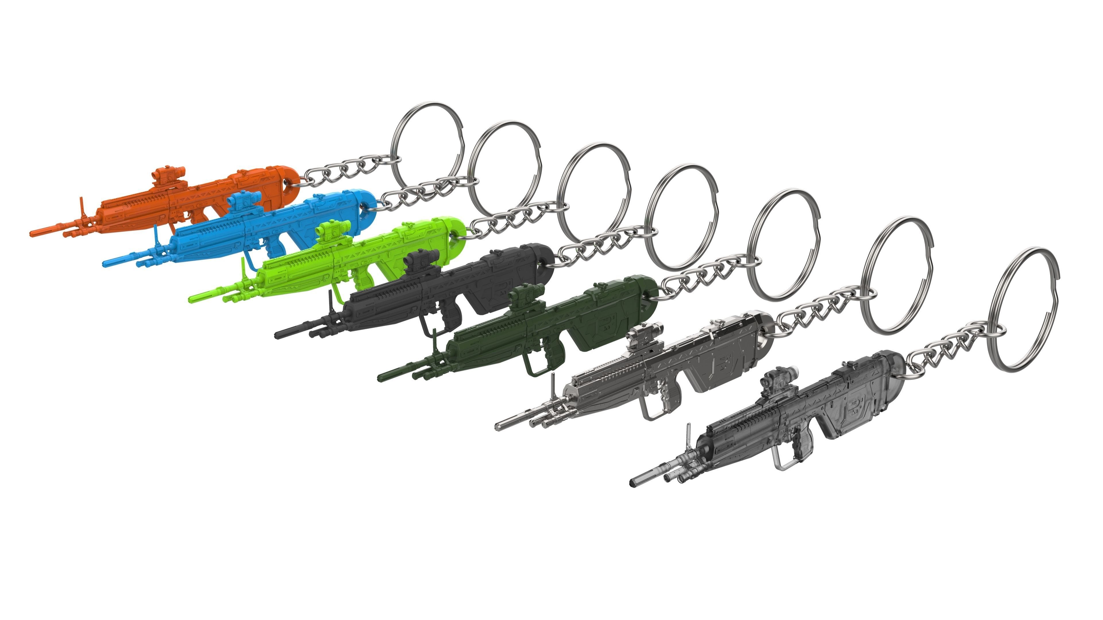 Keychain - M392 Cannon - Halo - Printable model - STL 3D print model_8