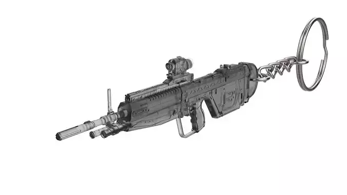 Keychain - M392 Cannon - Halo - Printable model - STL 3D print model