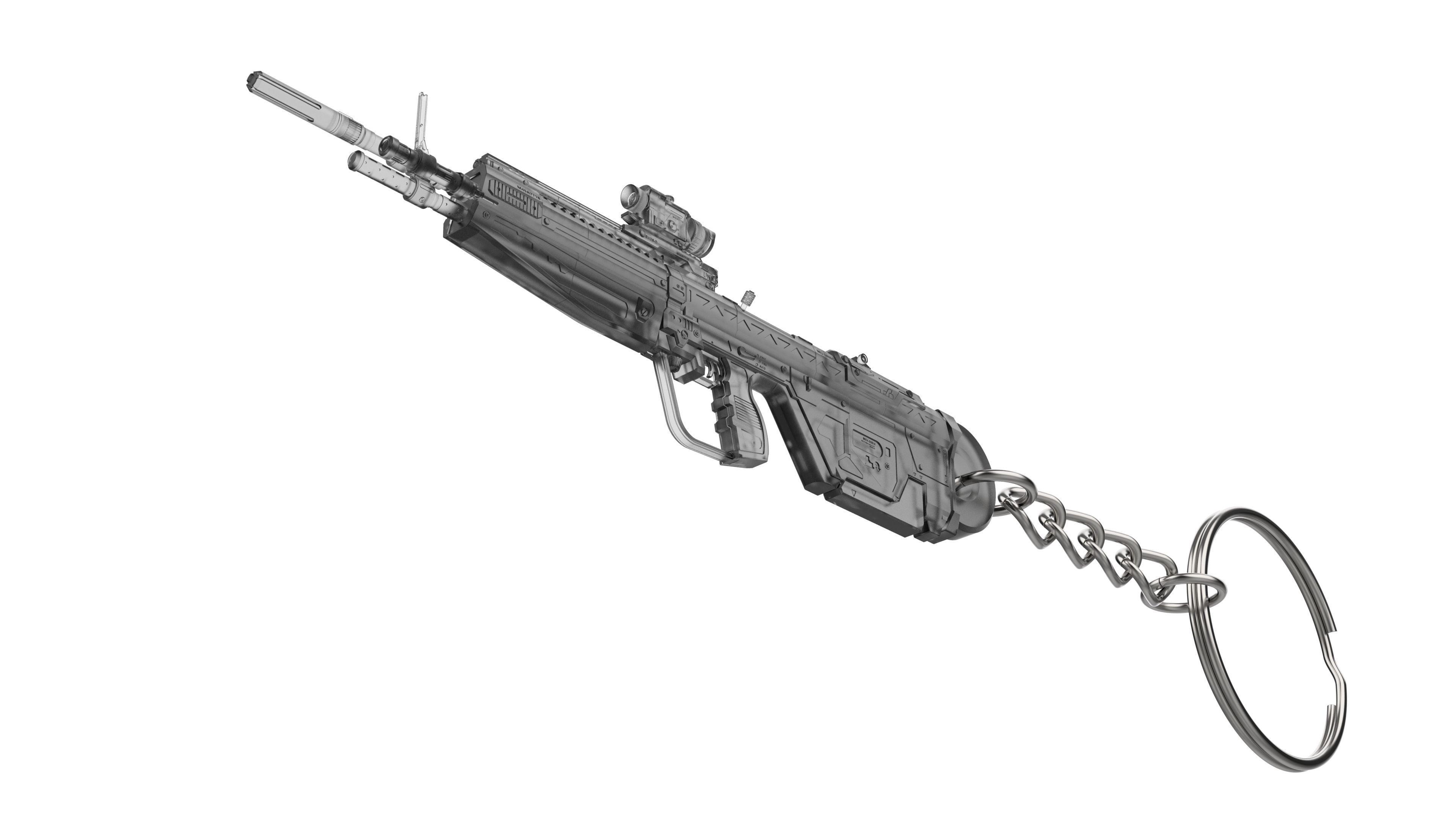 Keychain - M392 Cannon - Halo - Printable model - STL 3D print model_7