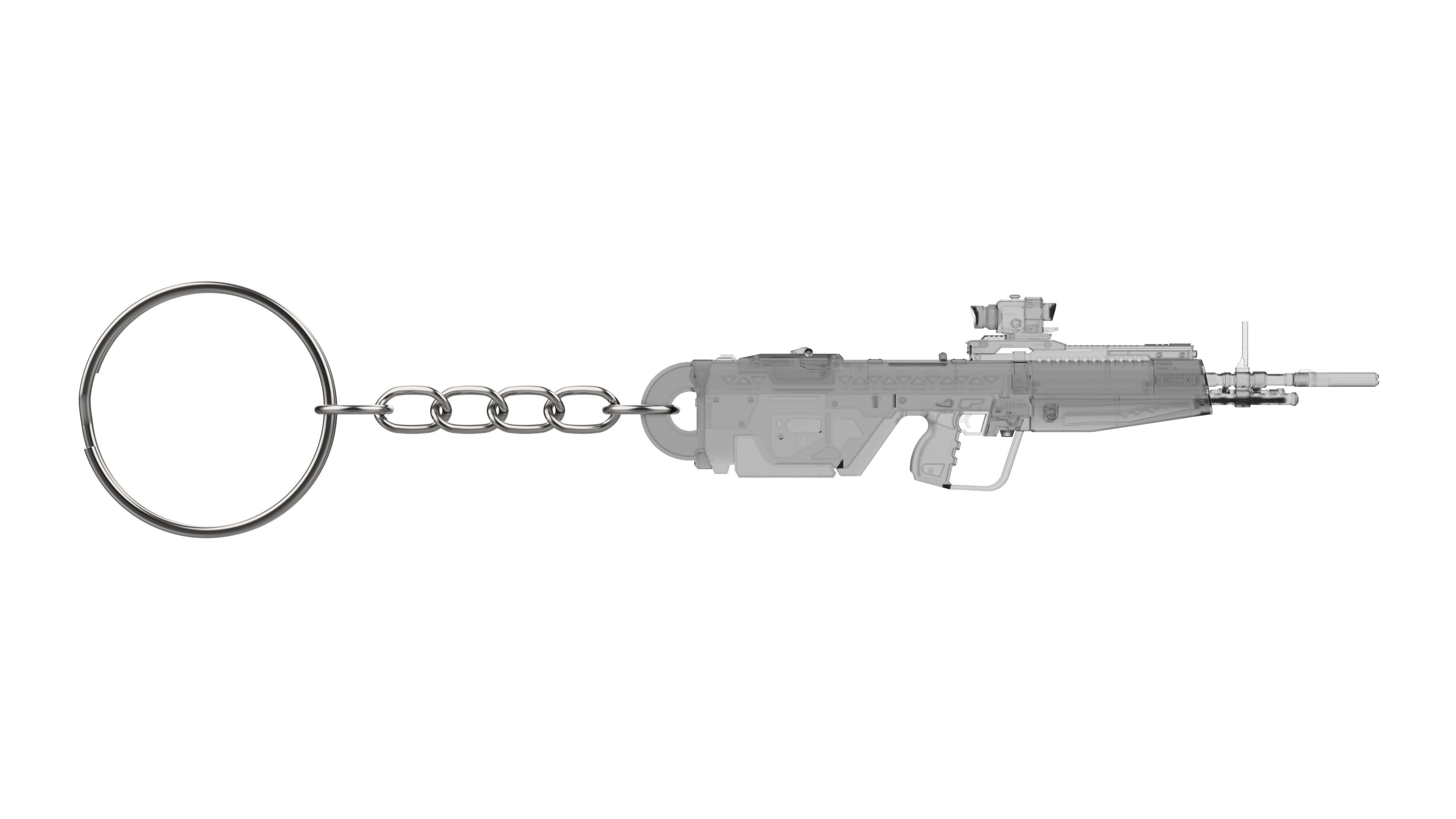 Keychain - M392 Cannon - Halo - Printable model - STL 3D print model_4