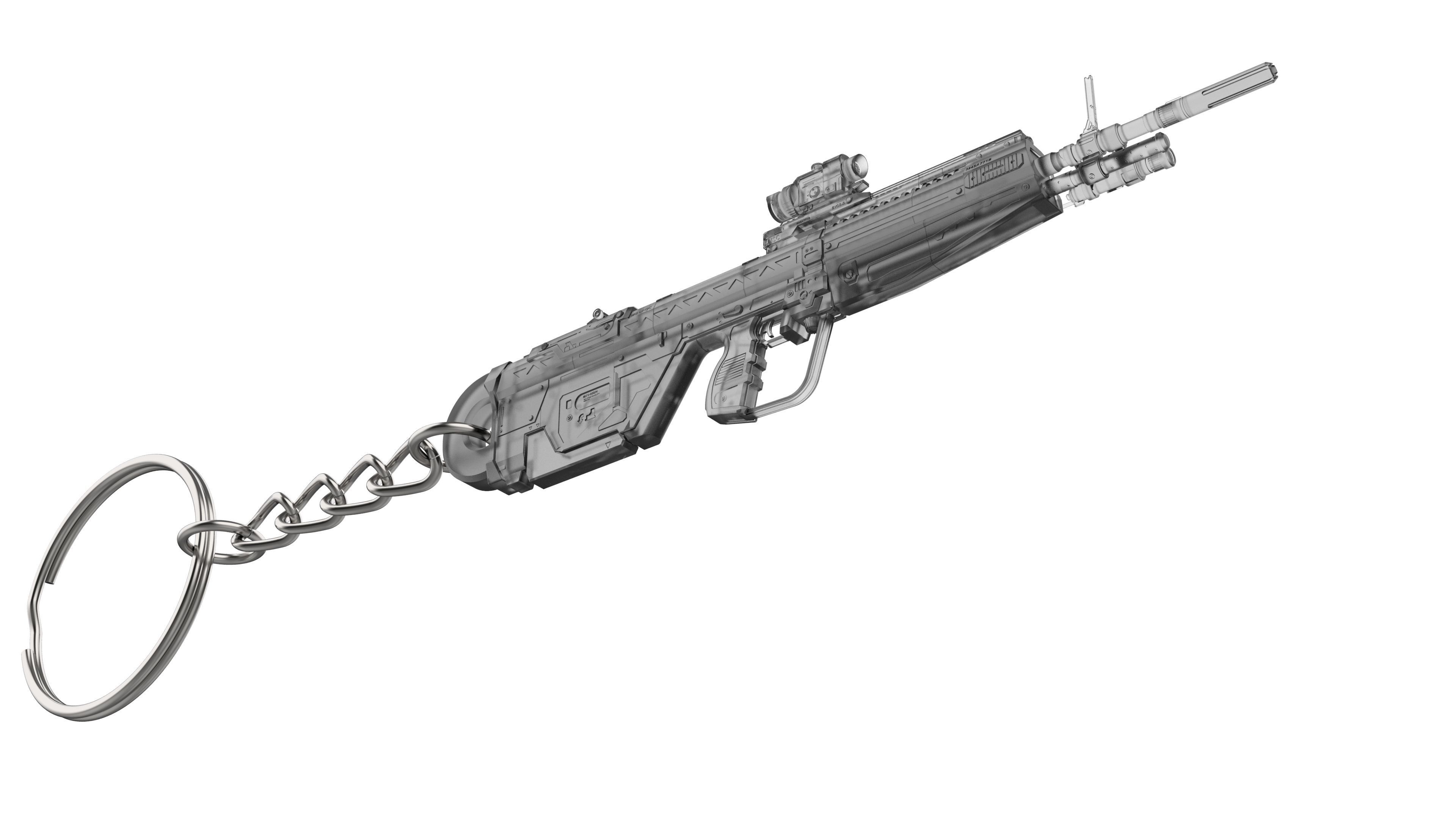 Keychain - M392 Cannon - Halo - Printable model - STL 3D print model_6