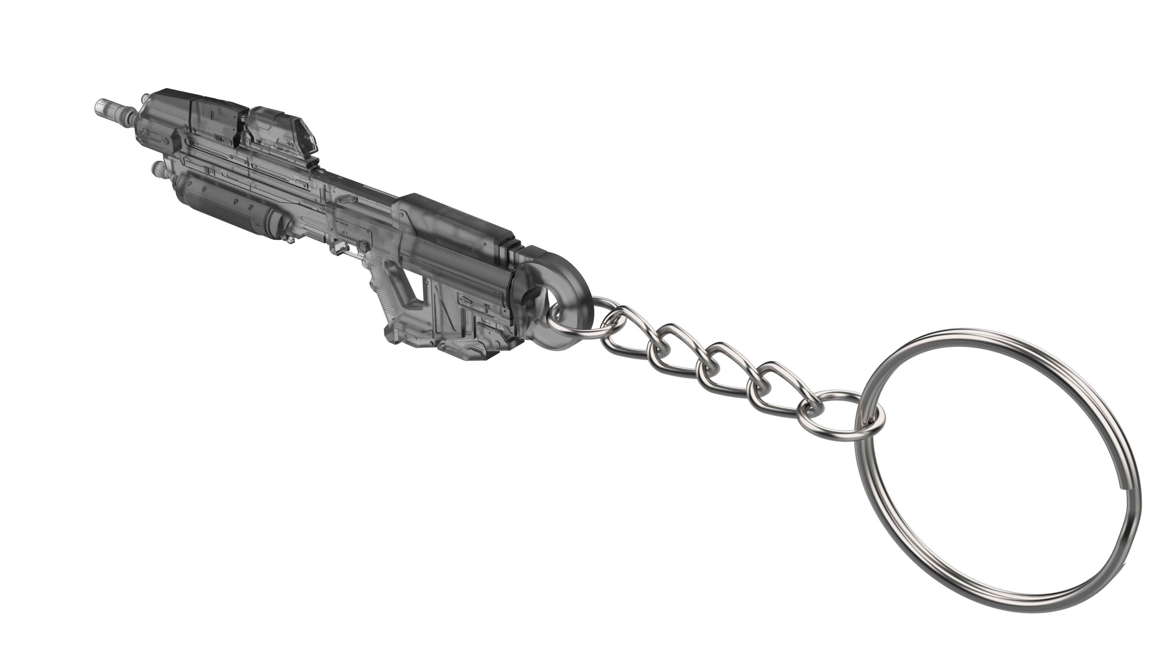 Keychain - MA37 Cannon - Halo - Printable model - STL 3D print model_2