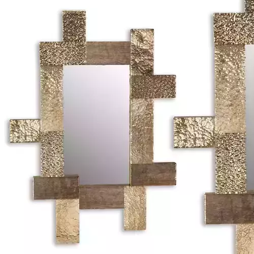 Highline Murano Glass Mirror 3D model