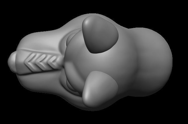 Dog model 3D print model_5