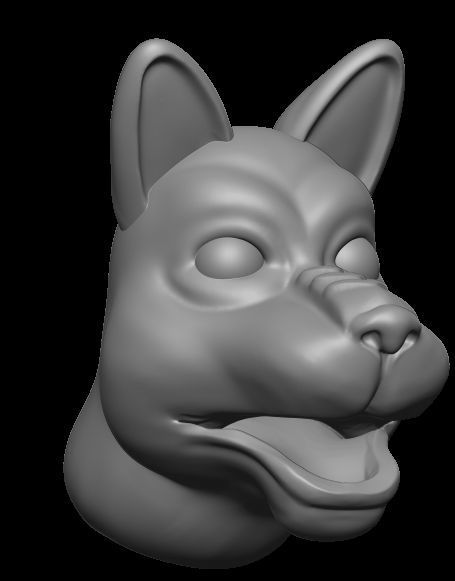 Dog model 3D print model_1