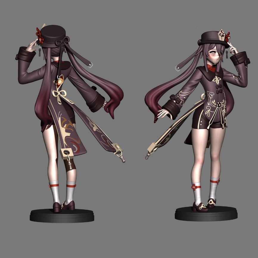 HU TAO - GESHIN IMPACT STL 3D print model_2