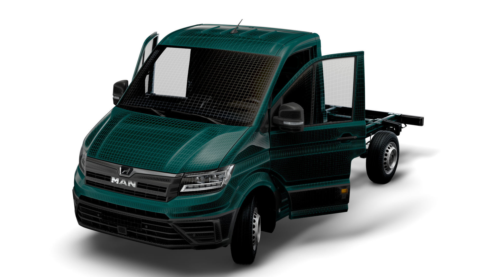 MAN TGE Chassis SingleCab L1 HQInterior 2023 3D model_20
