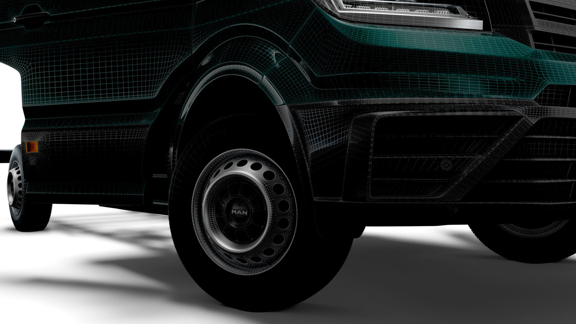 MAN TGE Chassis SingleCab L1 HQInterior 2023 3D model_17