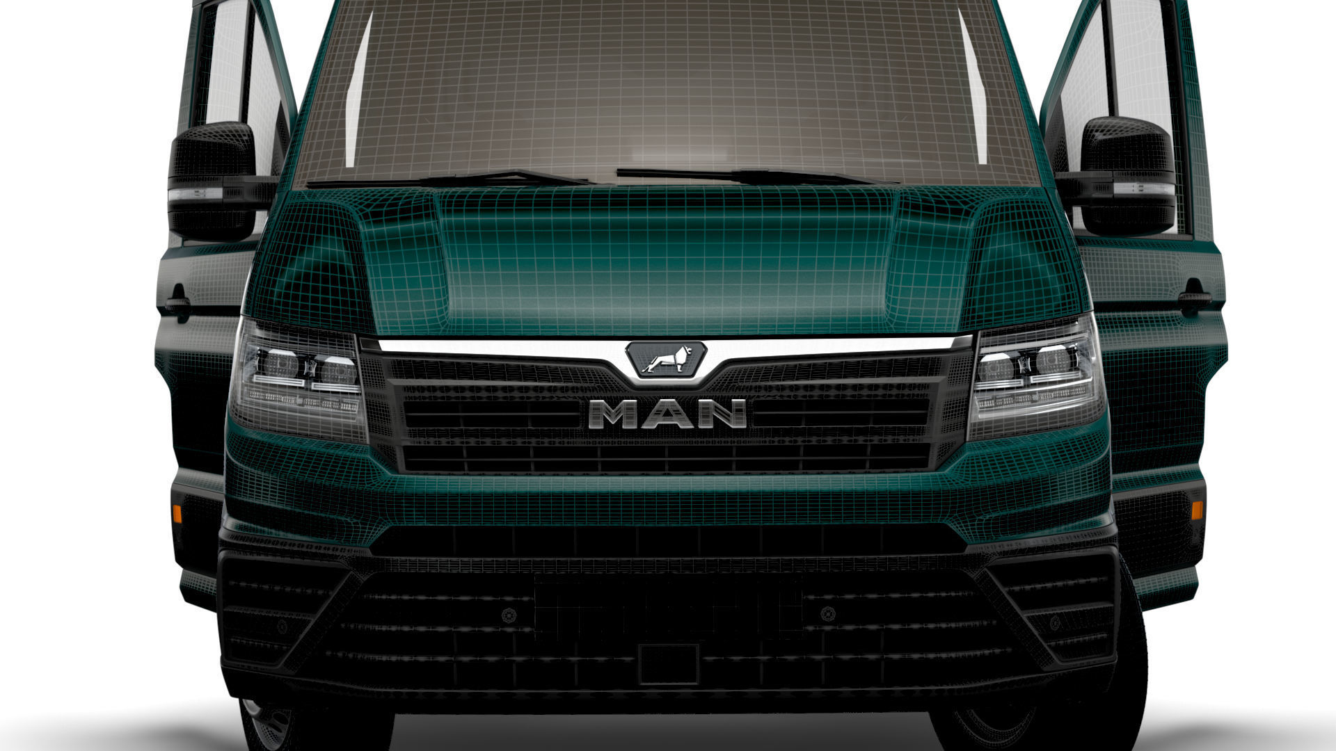 MAN TGE Chassis SingleCab L1 HQInterior 2023 3D model_19