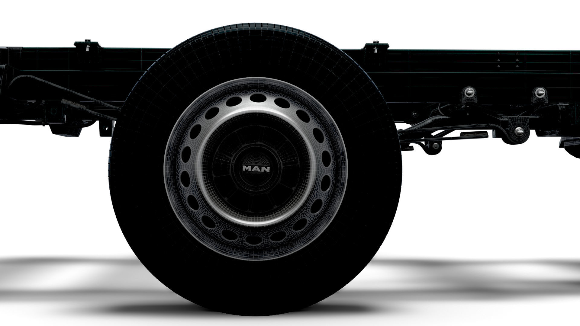 MAN TGE Chassis SingleCab L1 HQInterior 2023 3D model_21