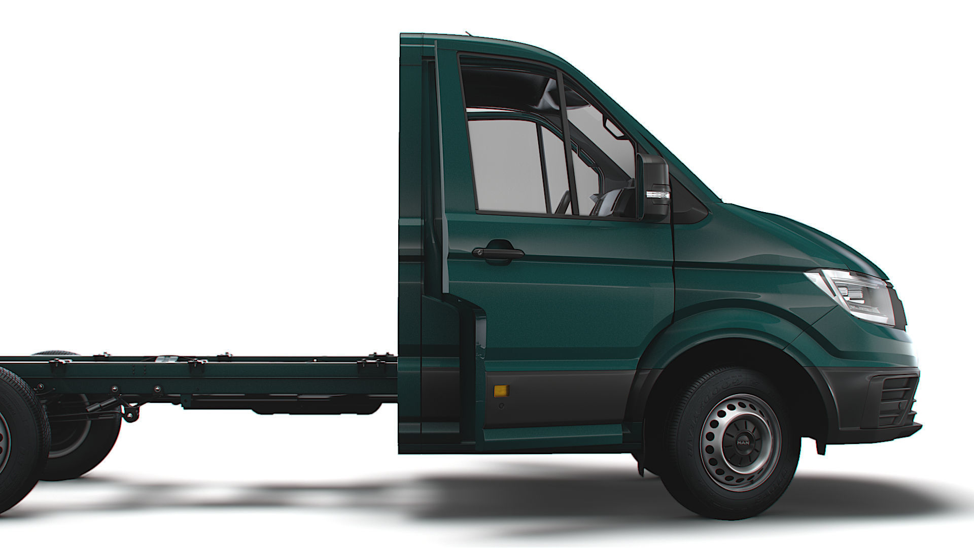 MAN TGE Chassis SingleCab L1 HQInterior 2023 3D model_4