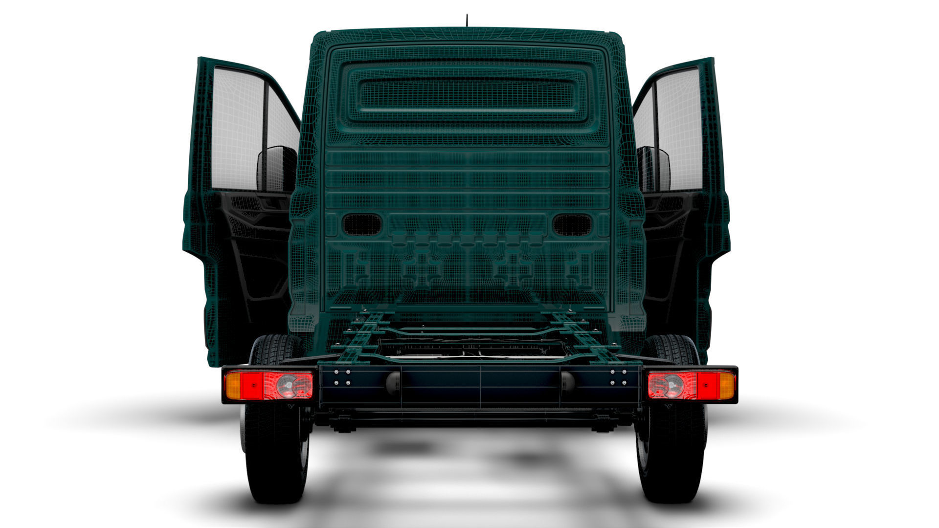 MAN TGE Chassis SingleCab L1 HQInterior 2023 3D model_22
