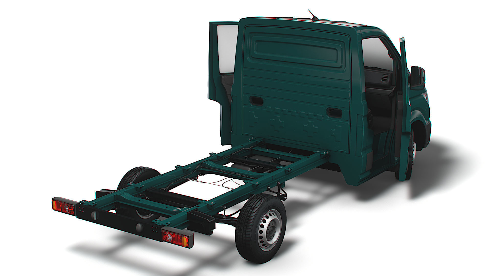 MAN TGE Chassis SingleCab L1 HQInterior 2023 3D model_2