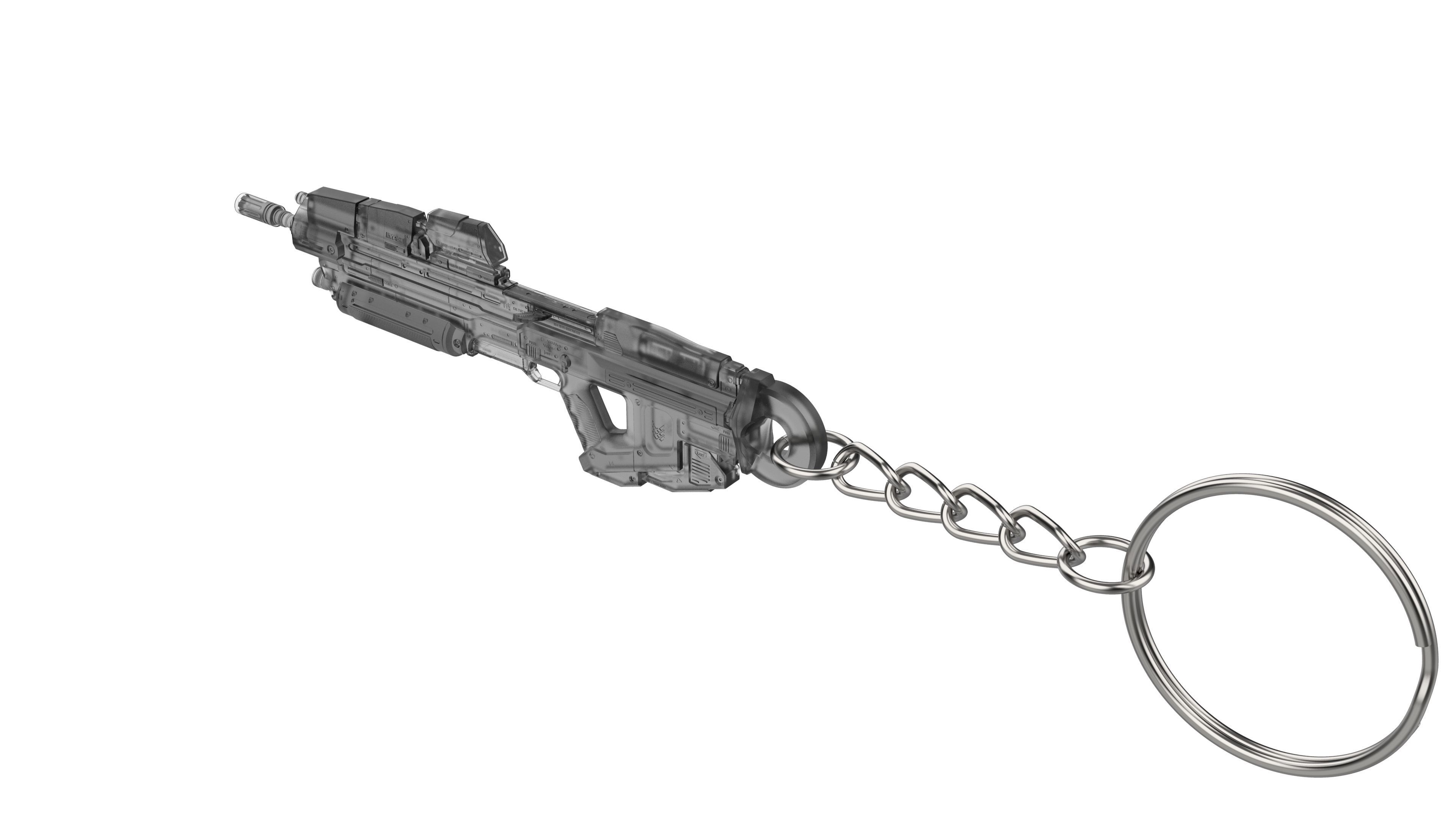 Keychain - MA40 Assault Cannon - Halo - Printable model - STL 3D print model_2