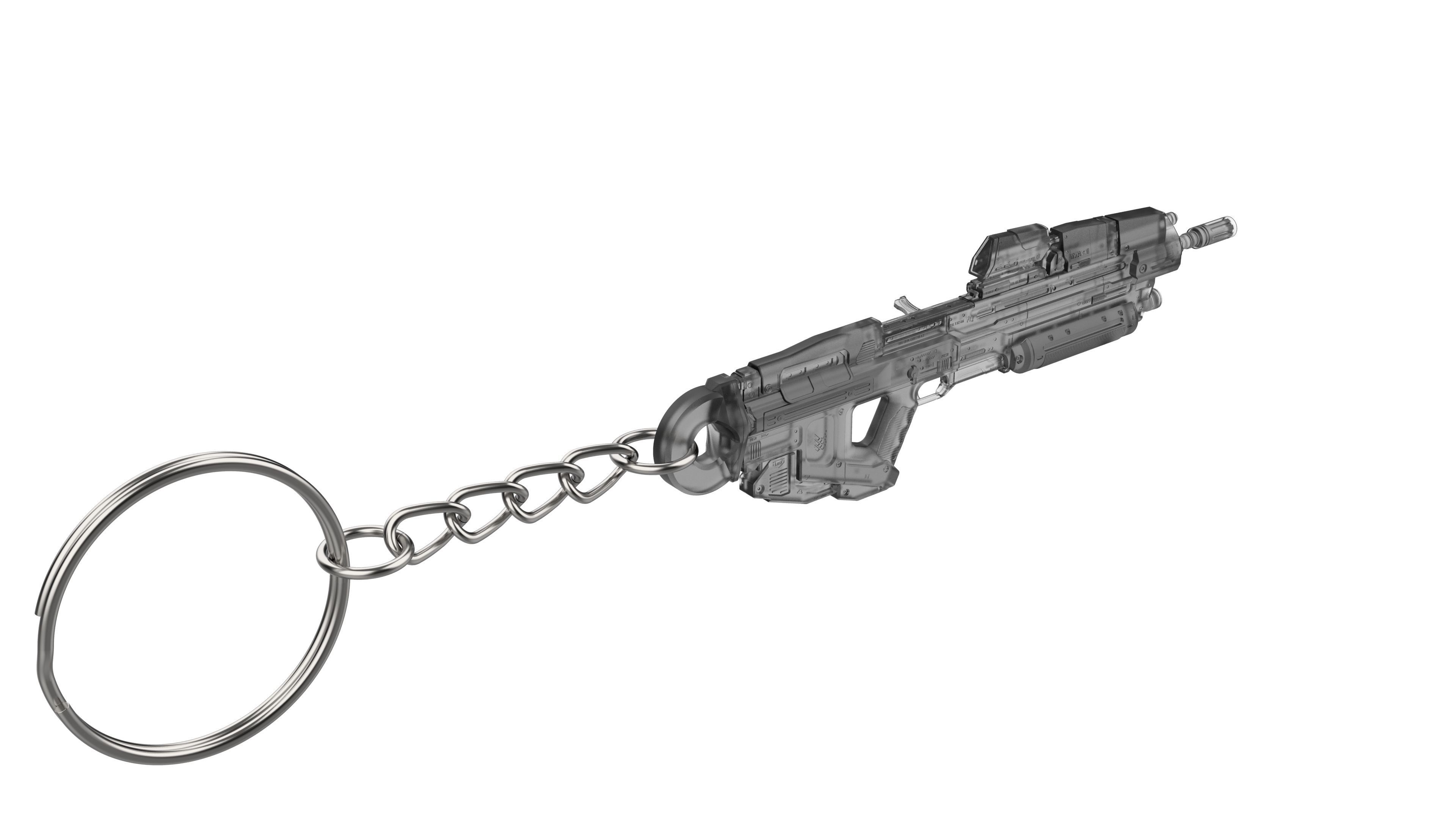 Keychain - MA40 Assault Cannon - Halo - Printable model - STL 3D print model_3