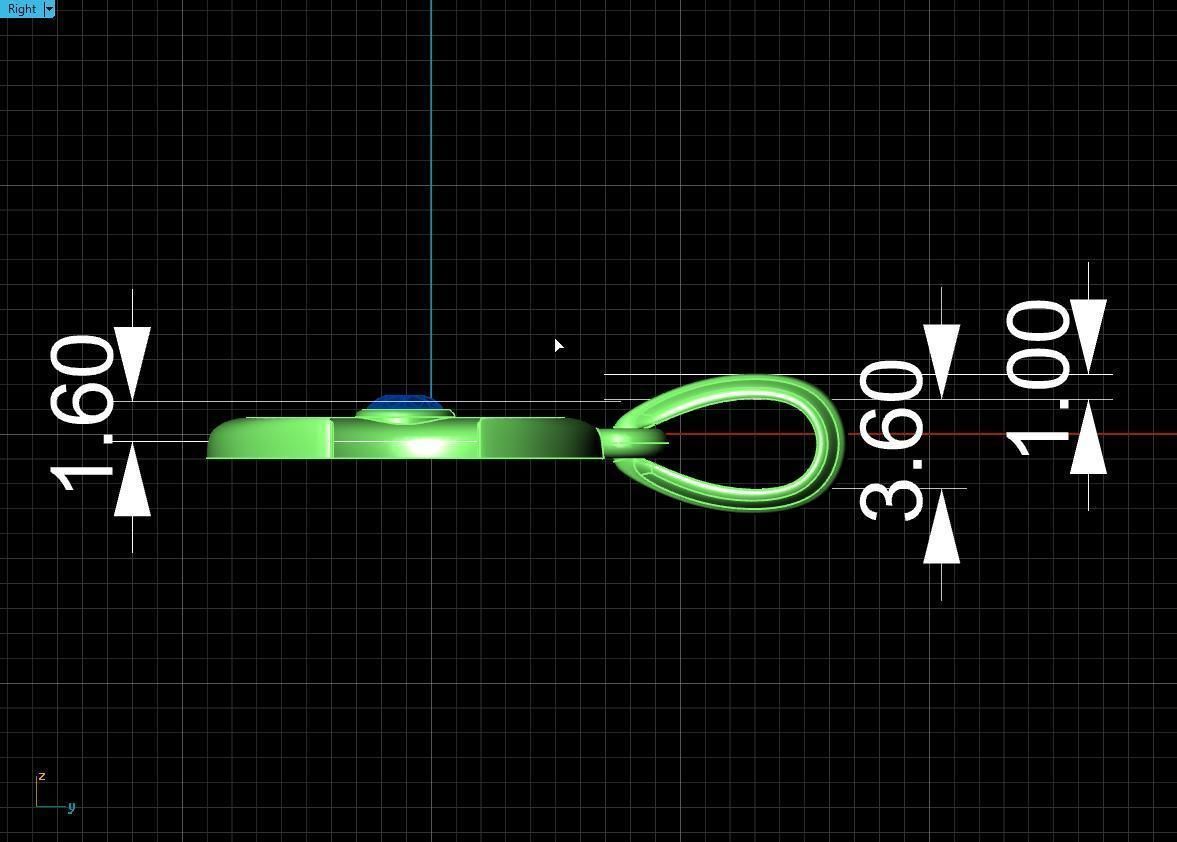 pendant mounth 3D print model_16