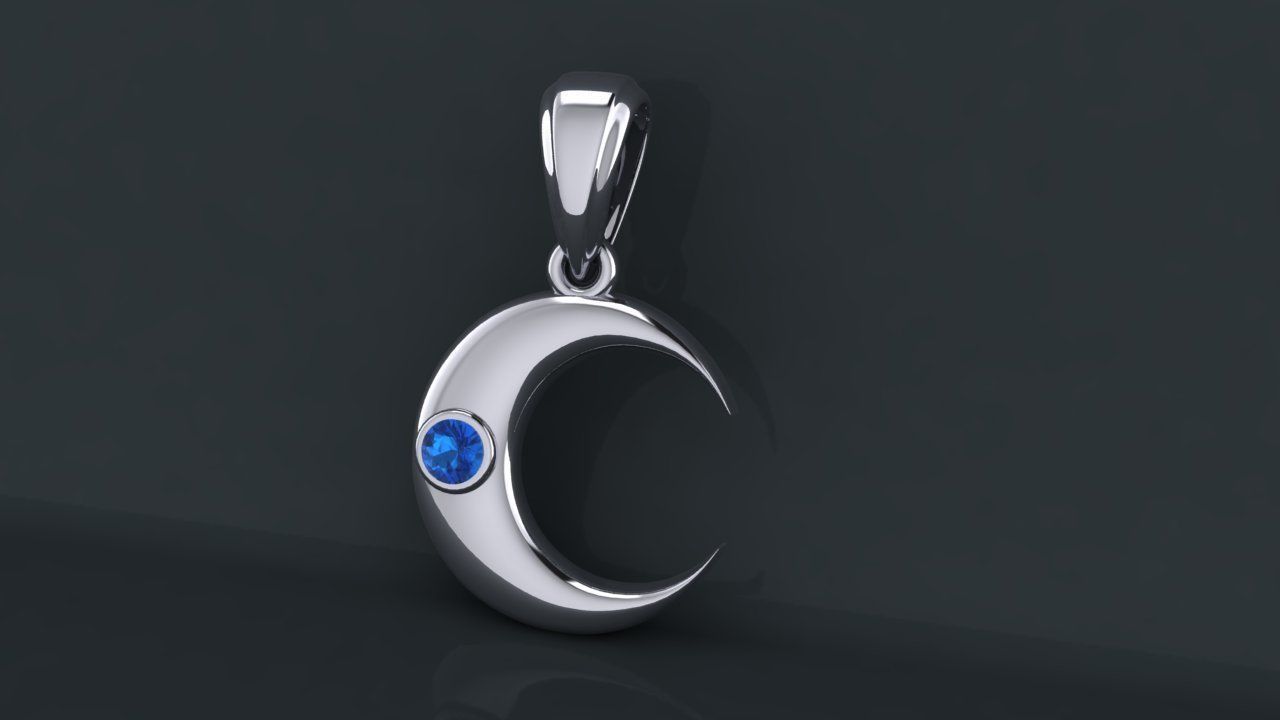 pendant mounth 3D print model_3