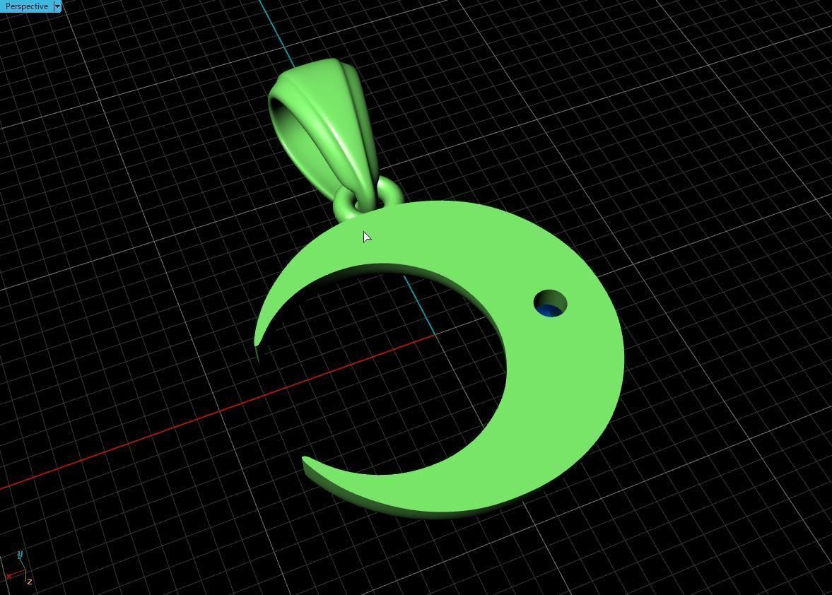 pendant mounth 3D print model_13