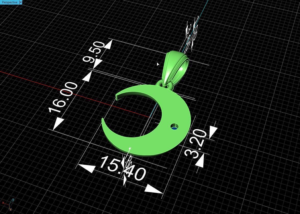 pendant mounth 3D print model_19