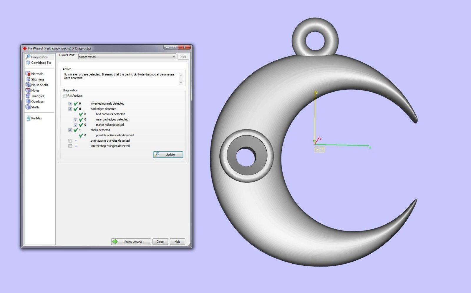 pendant mounth 3D print model_22