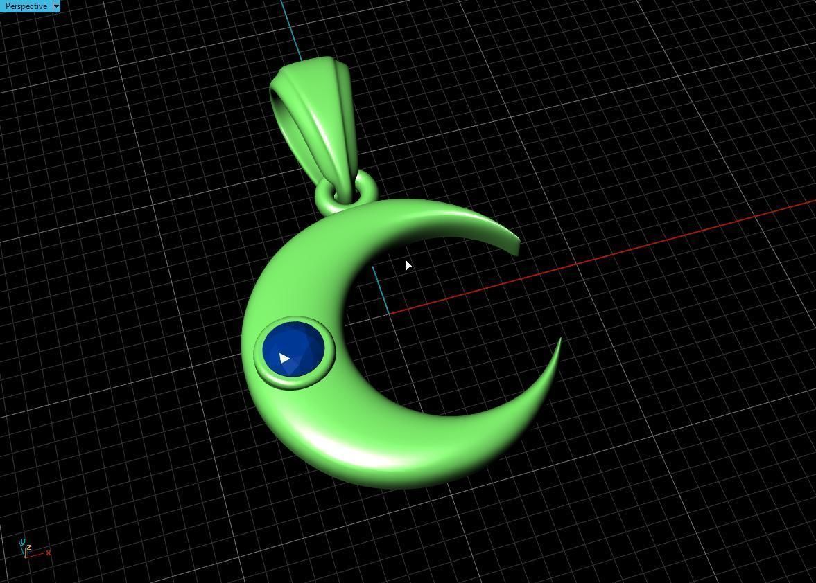 pendant mounth 3D print model_12