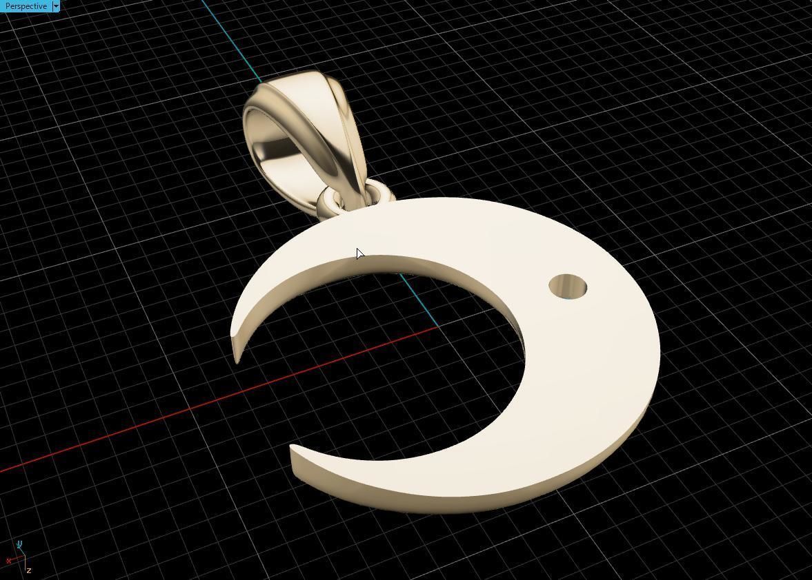 pendant mounth 3D print model_7