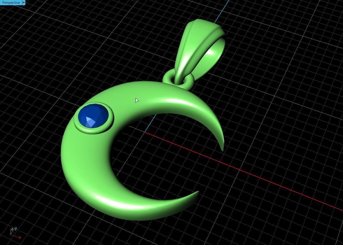 pendant mounth 3D print model_15