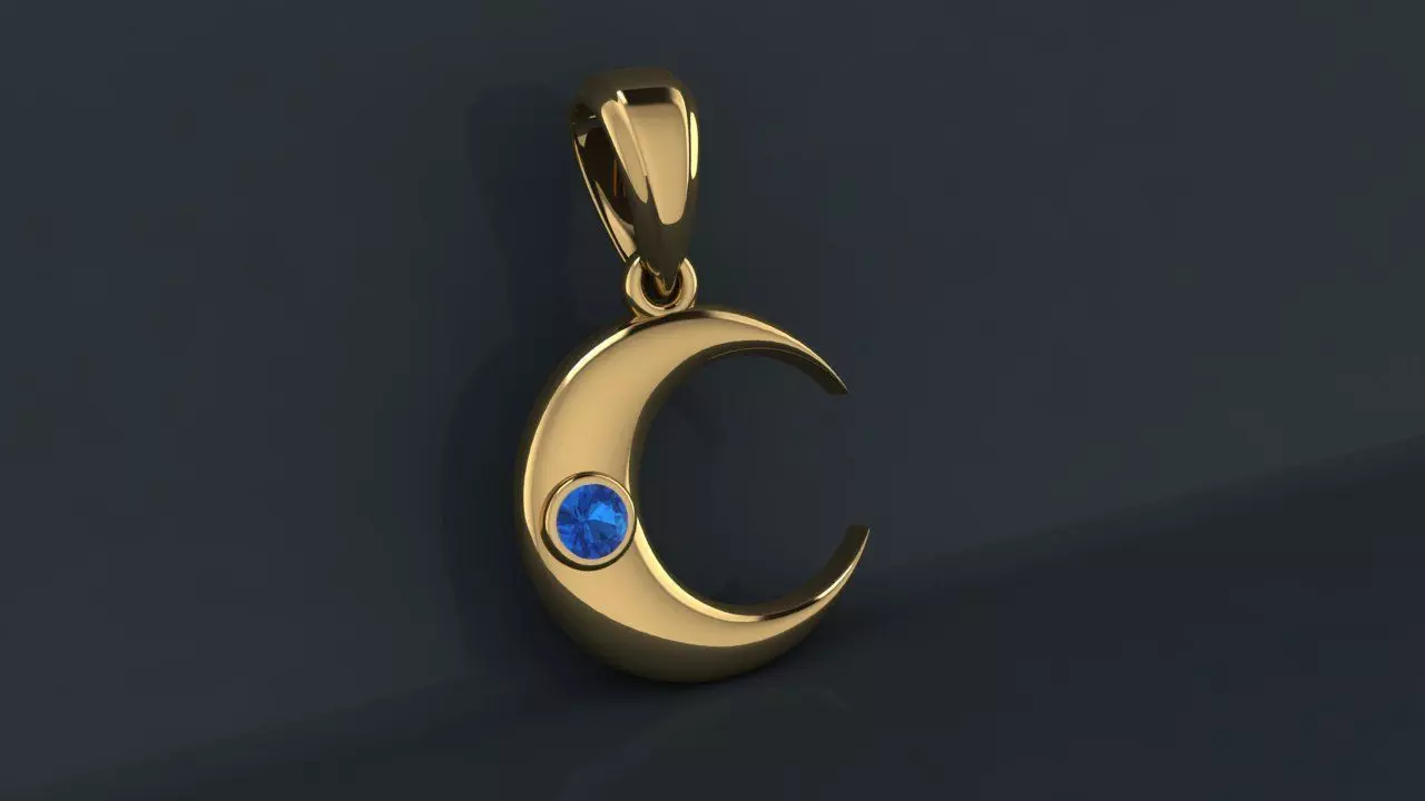 pendant mounth 3D print model_0