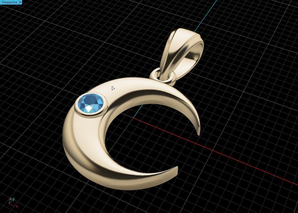 pendant mounth 3D print model_5