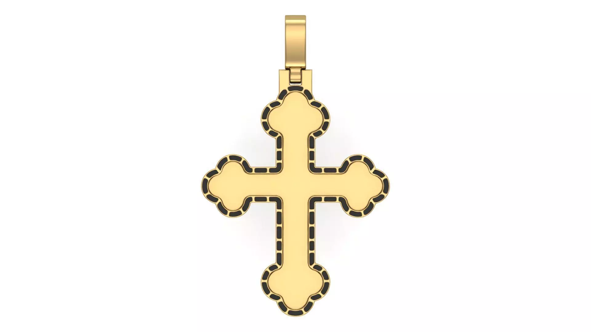 Cross With Enamel  3D print model_0