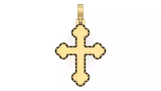 Cross With Enamel  3D print model