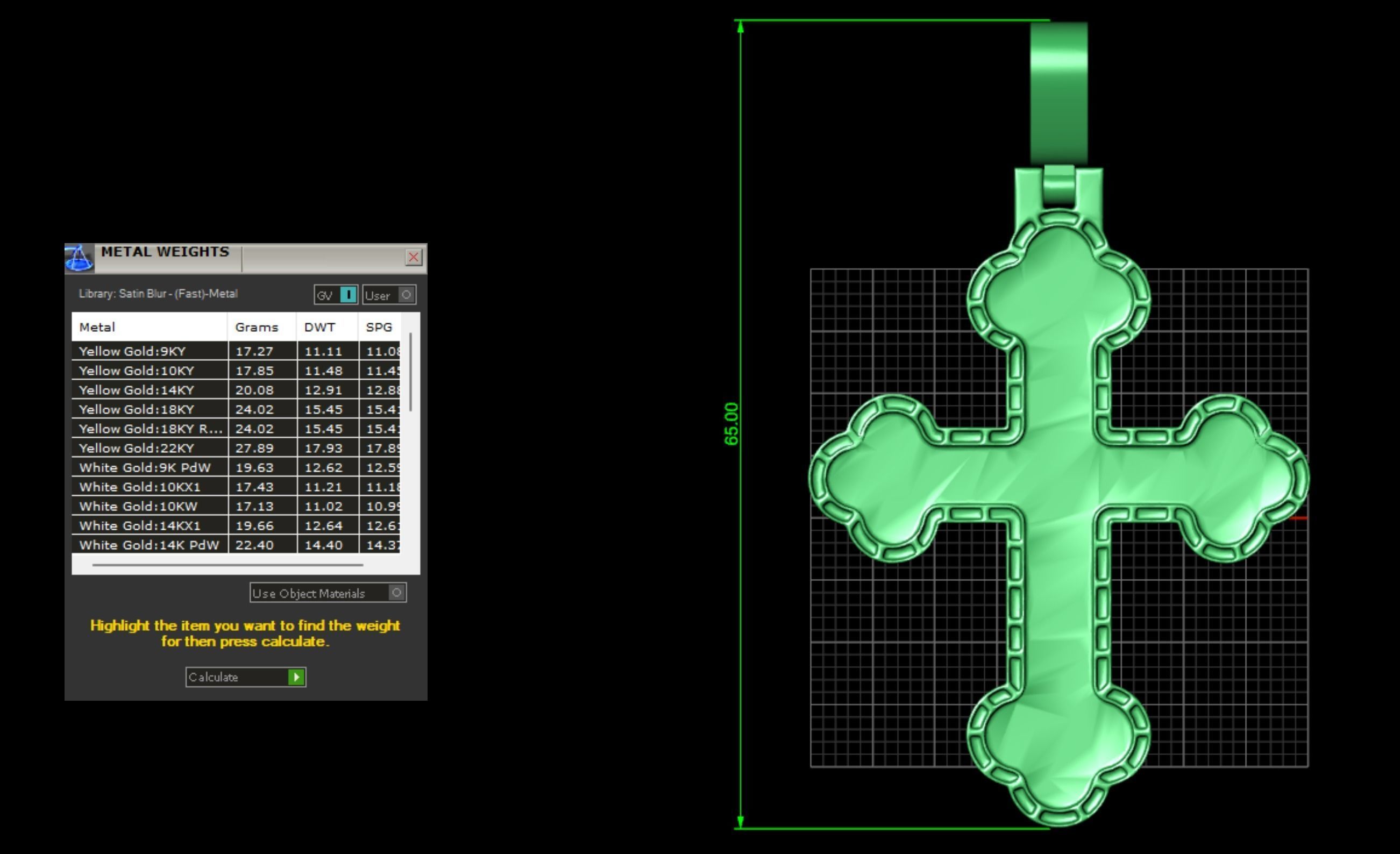 Cross With Enamel  3D print model_5