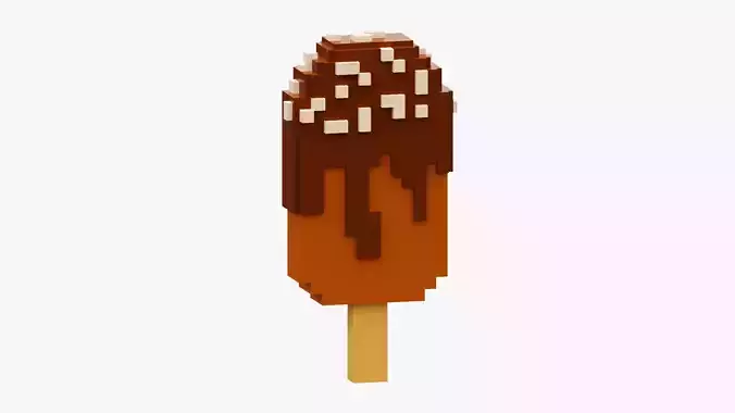 Voxel Chocolate Ice Cream
